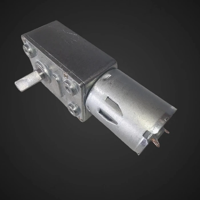 Motor s polžem 12V DC 20RPM 40kg navora zaklepanje pogona, ceneje, ugodno, prihranek, lokalno, Ljubljana, 12V DC motor, polžasti motor, navor 40kg, industrijska avtomatizacija, strojegradnja, Arduino, CNC motor, kovinski zobniki, samozaklepna gred
